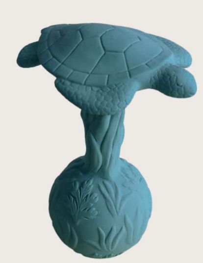 Turtle Teether Rattle- Blue