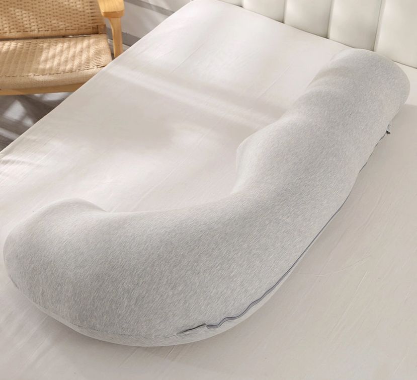 J Shaped Maternity Pregnancy Pillow
