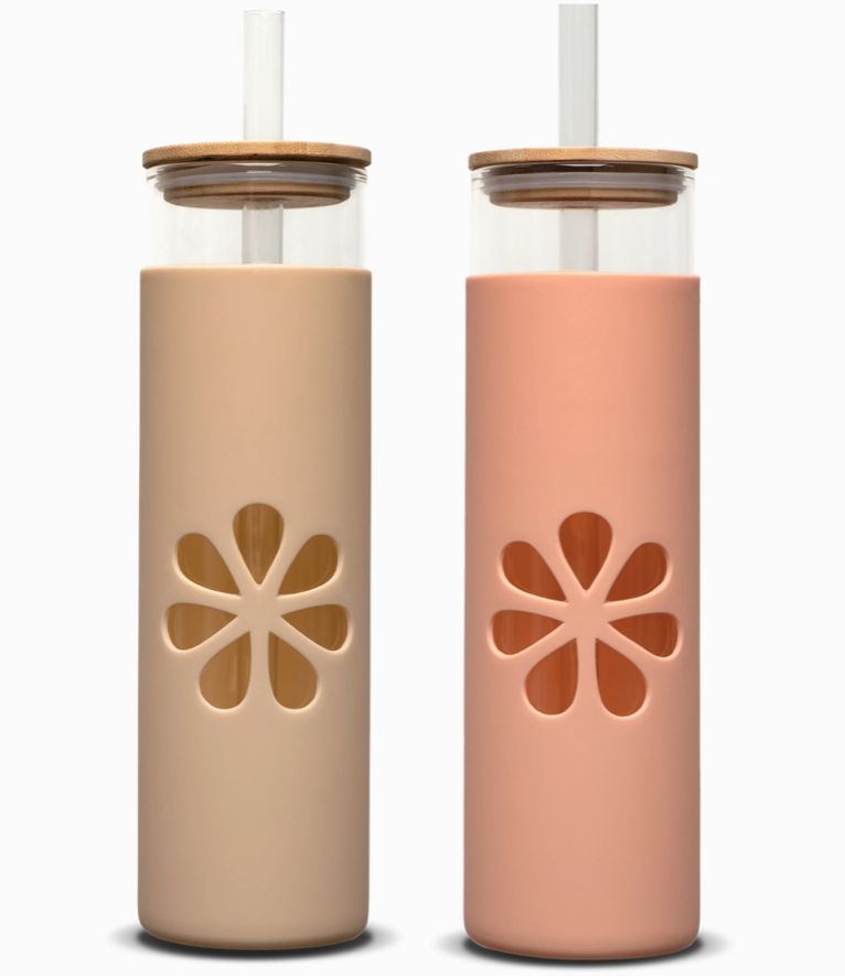 Hydromom Glass Bottle With Silicone Sleeve