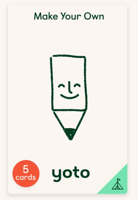 Yoto Make Your Own Cards 5 PK
