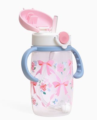 Itzy Sips Straw Cup Ribbons &amp; Roses