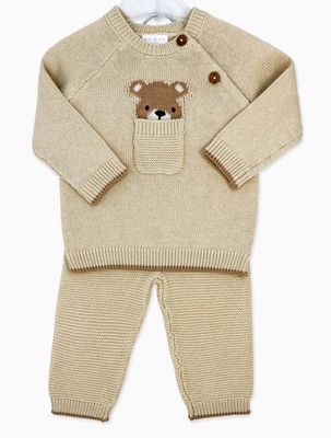 Knit Jumper Set Bear