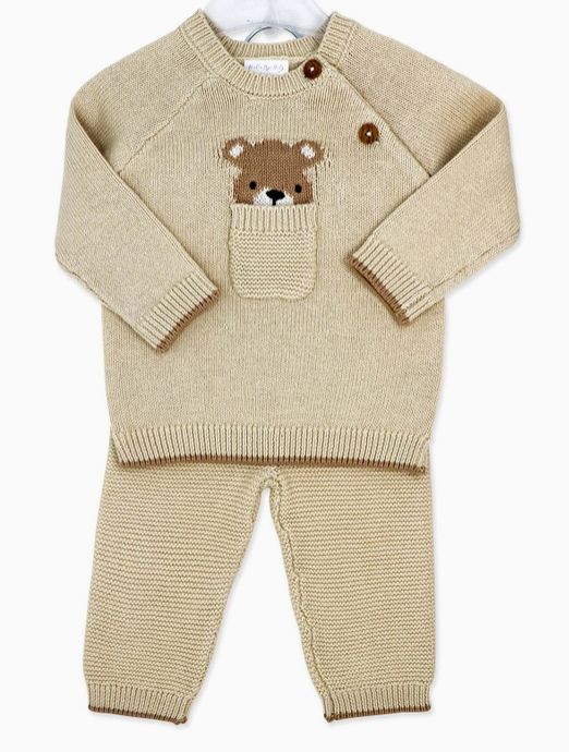 Knit Jumper Set Bear