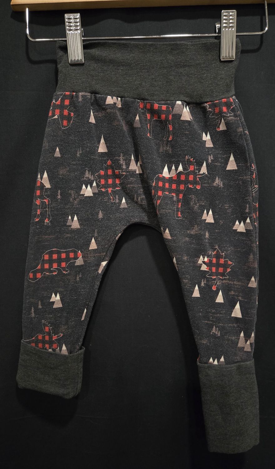 3-12m Rose &amp; Lotus Moose Pants