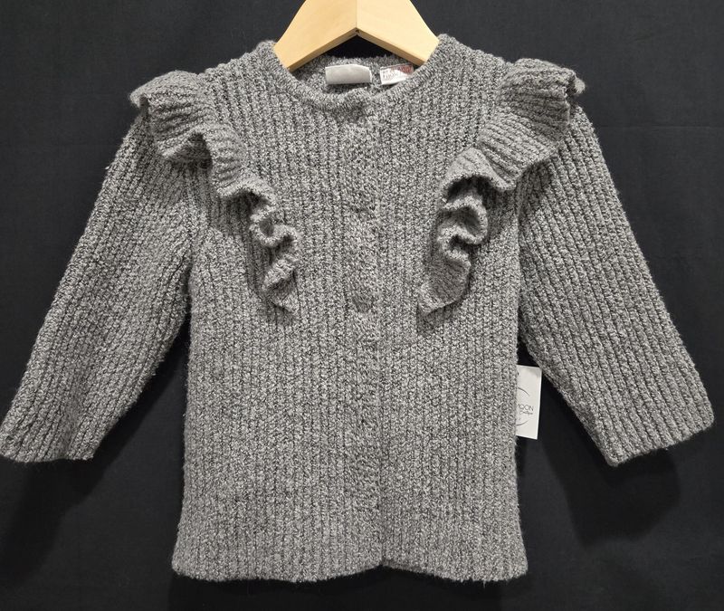 6-9m Zara Ruffle Long Sleeve
