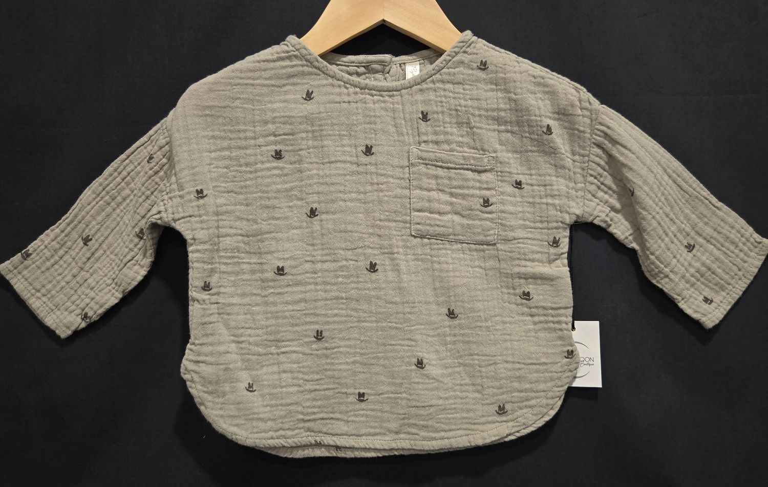 12-18m Rylee &amp; Cru Sage Long Sleeve