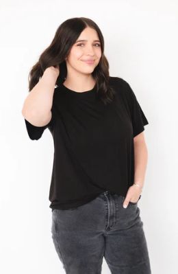 Ploom Adult Boyfriend Tee Black