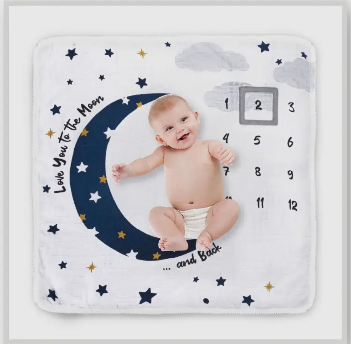 PB Milestone Blanket, Colour: Dreams
