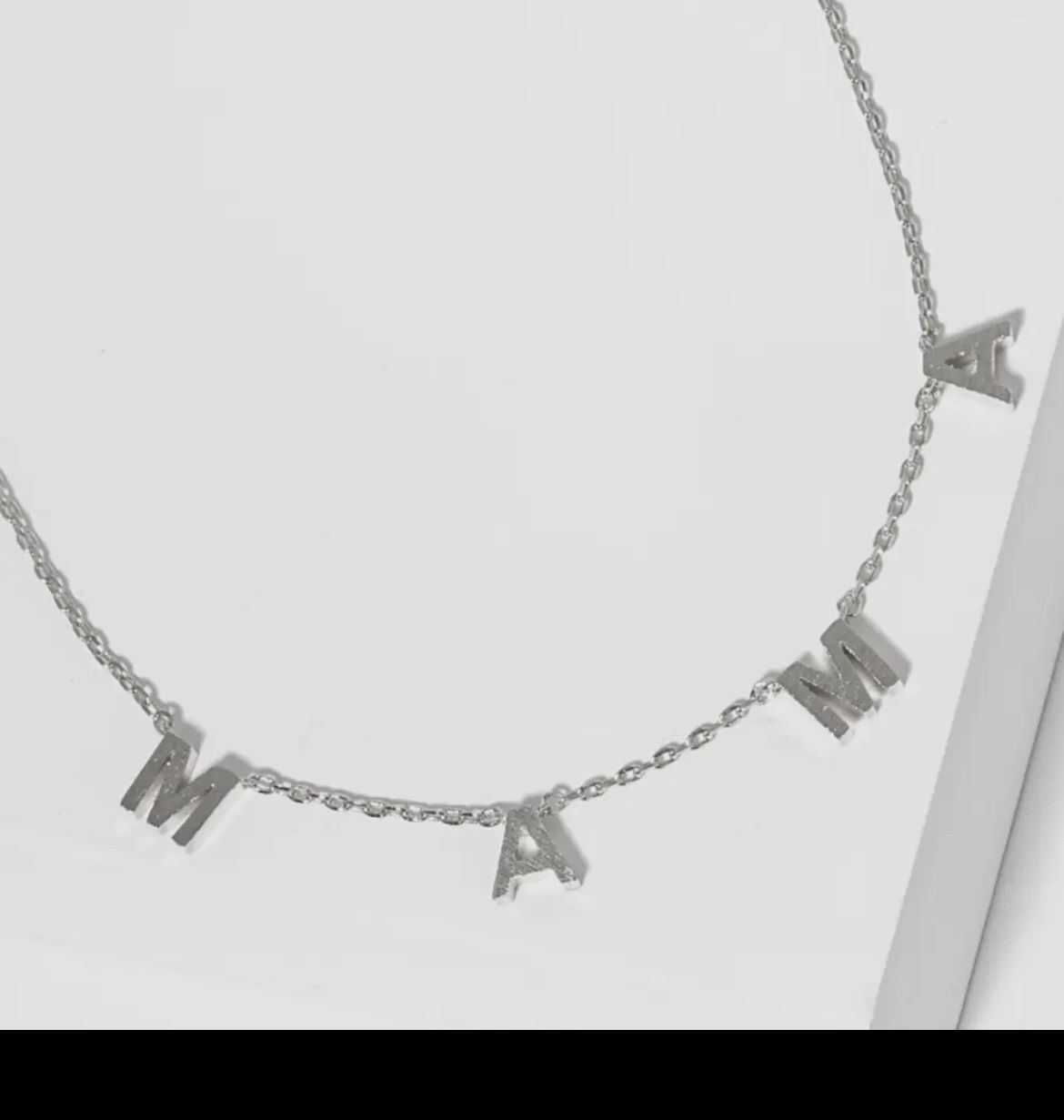 Mama Station Necklace, Colour: Silver