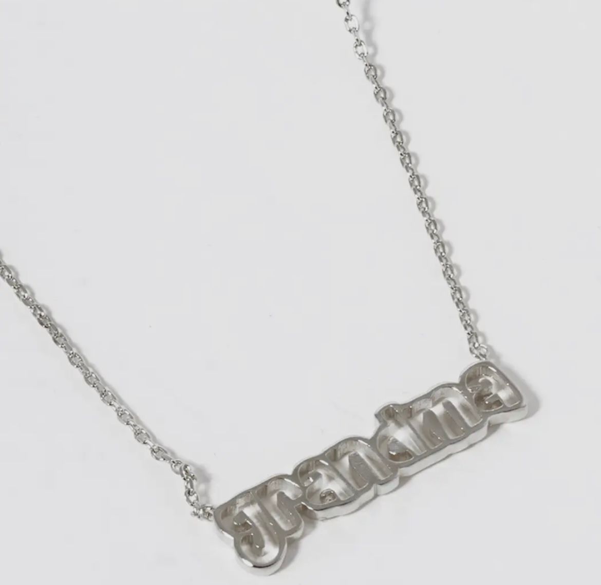 Grandma Necklace, Colour: Silver