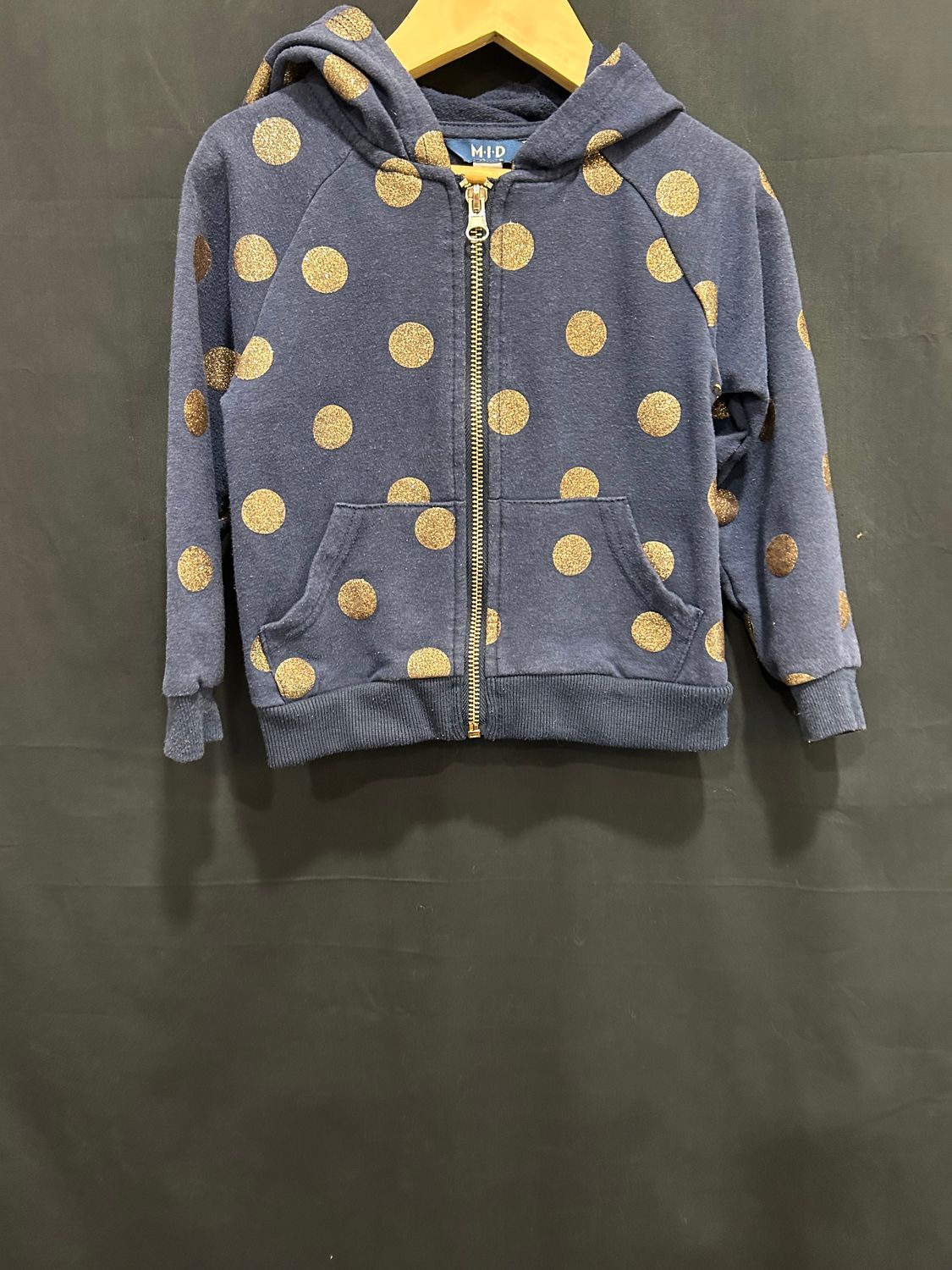 Used 3T Mid Sweater Navy Dots