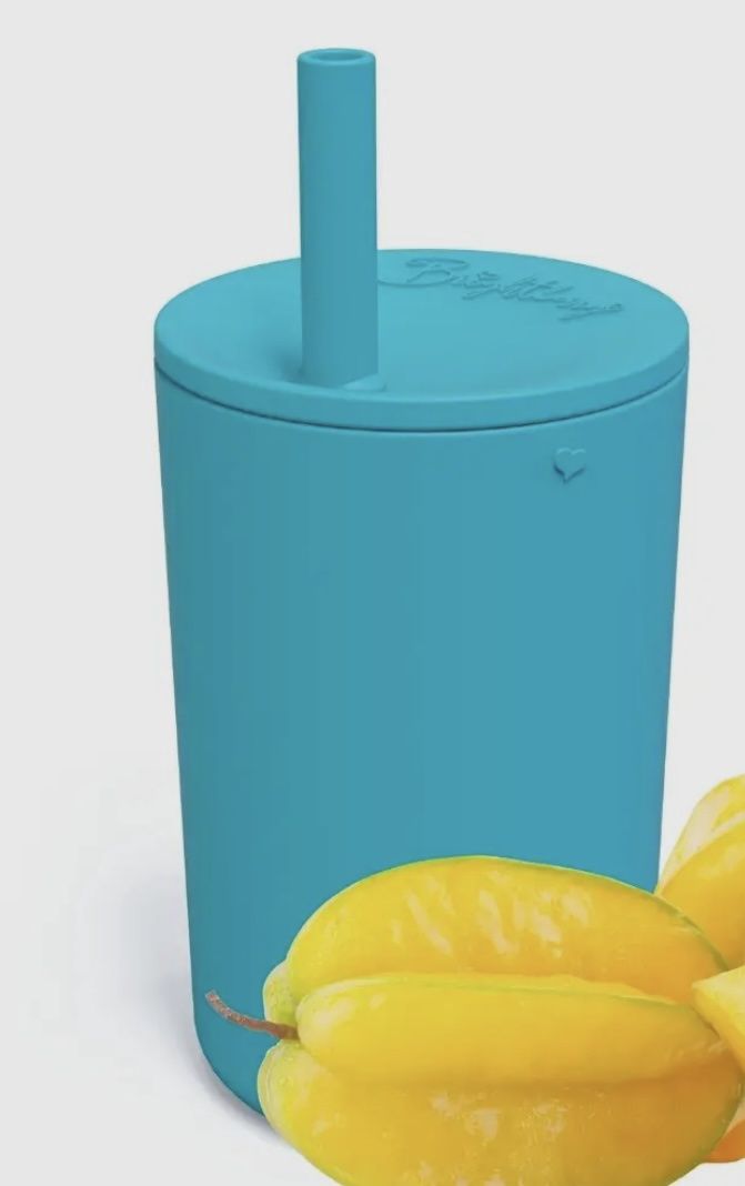 Straw Sippy Cup, Colour: Azure