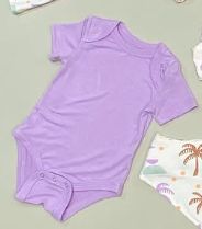 Lavender SS Onesie