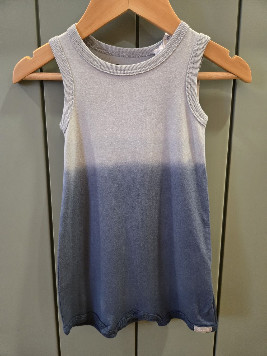 Blue Ombre Romper, Size: 6m