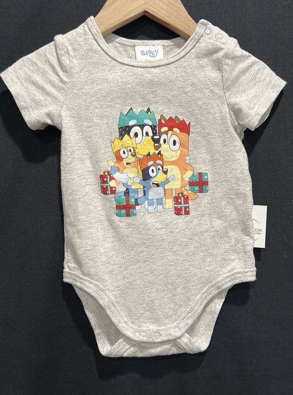 6-12m Bluey Xmas Onesie