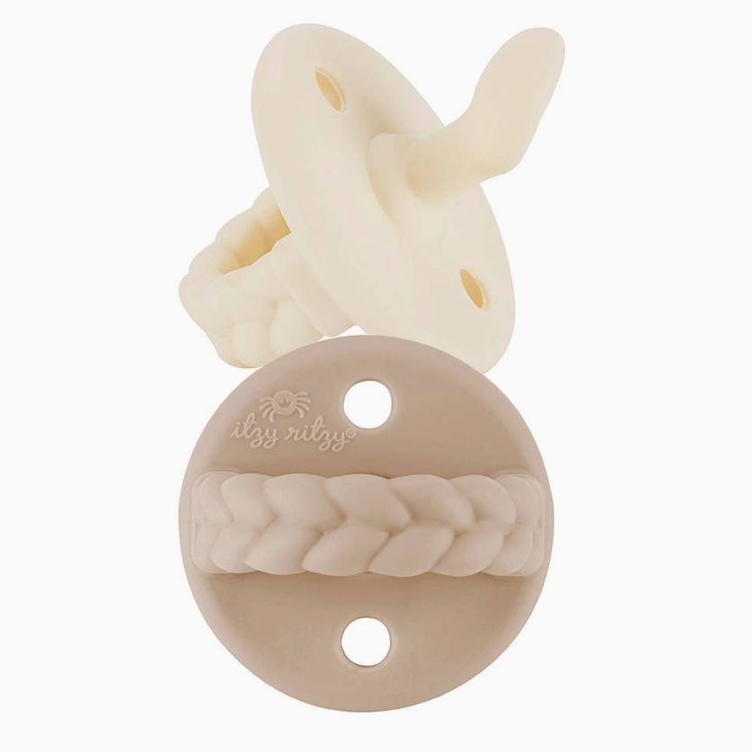 Orthodontic Pacifier Set, Colour: Neutral, Size: 0-6m