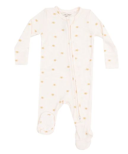 Simple Suns Footie, Size: 9-12M