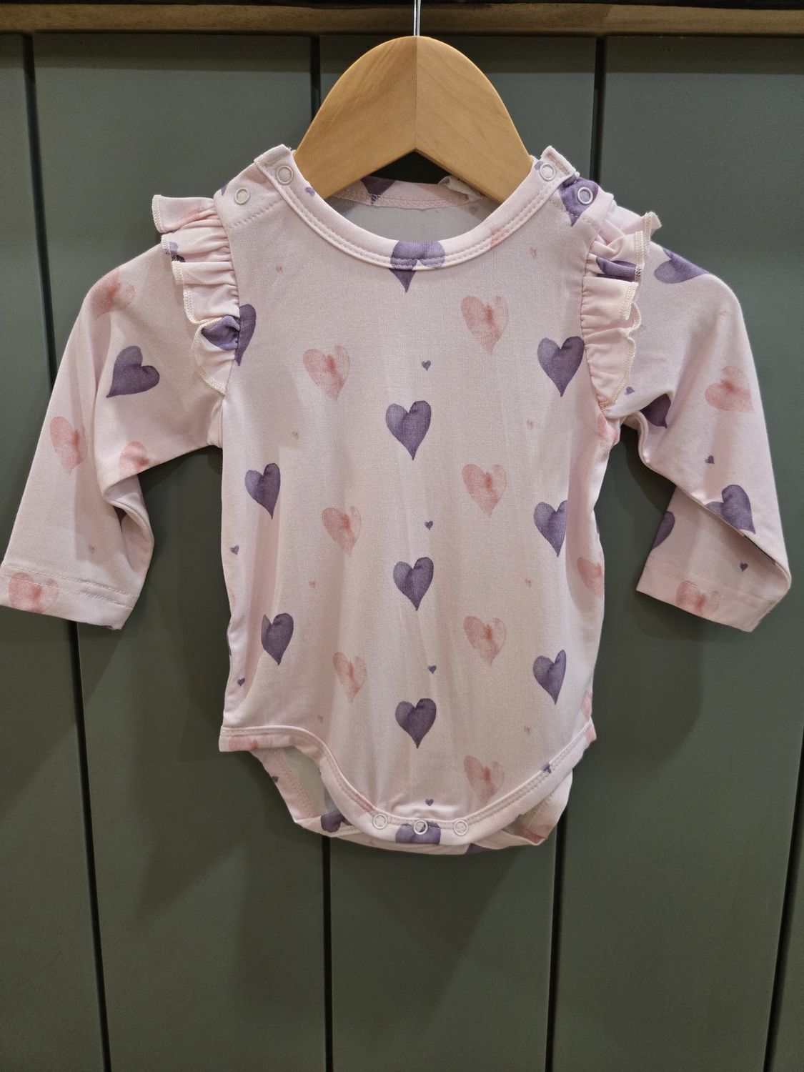 Coccoli Hearts 2 Onesie, Size: 12m