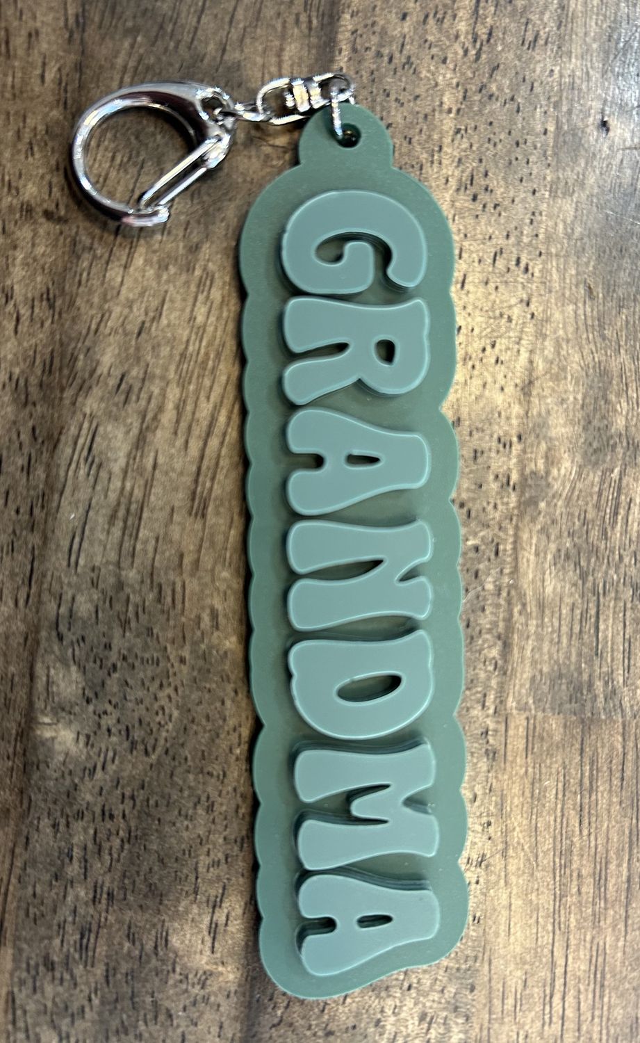 Grandma Keychain, Colour: Forest