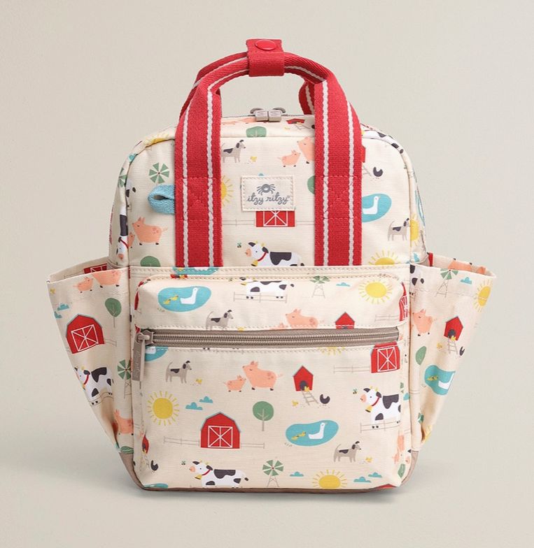 Itzy Toddler Backpack, Colour: Farm Friends