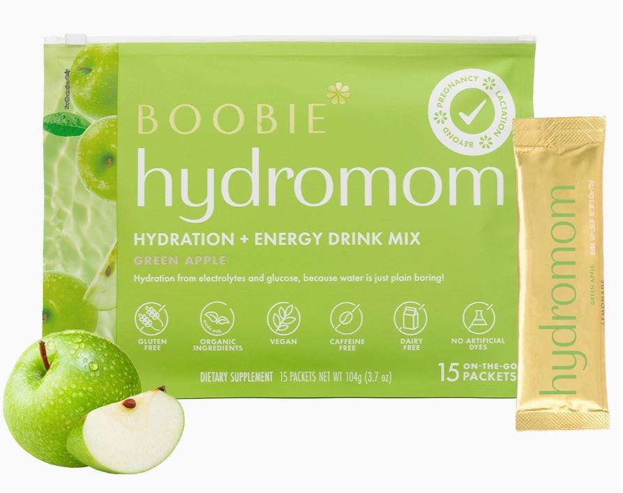 Hydromom Electrolyte Drink, Flavour: Green Apple