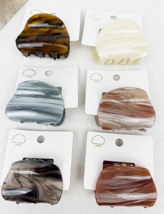 Marble Claw Clip