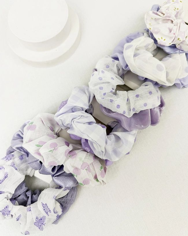 Lavender Scrunchie Set