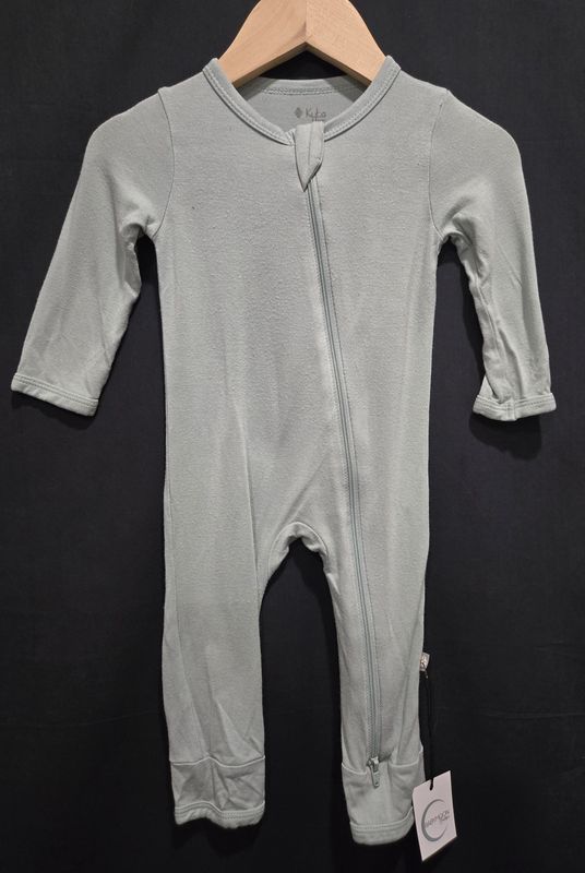 3-6m Kyte Long Romper Sage