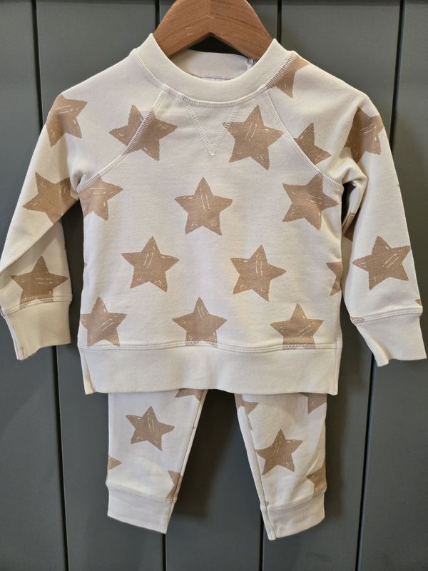 Stars Raglan Sweashirt &amp; Jogger Set