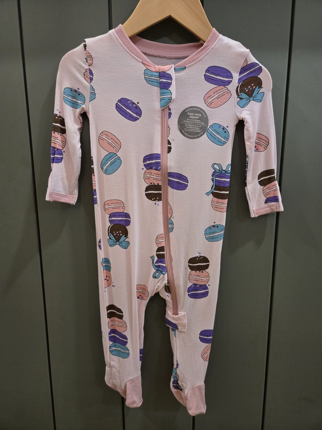 Macaron Party Bamboo Footie