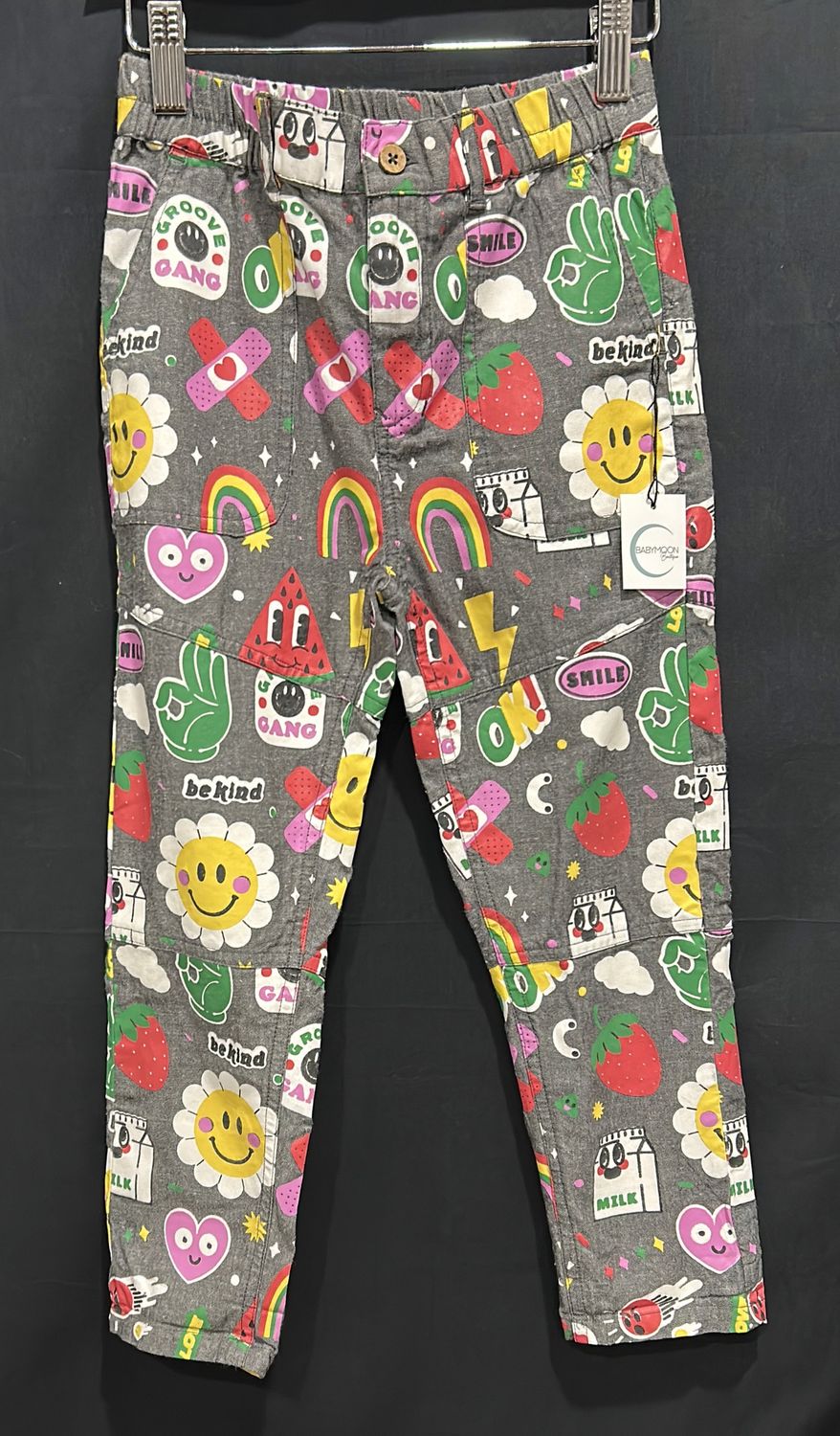 Used 6Y Nudnik Doodles Pants
