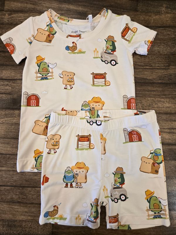 Farm Avocado Toast 2pc PJ set