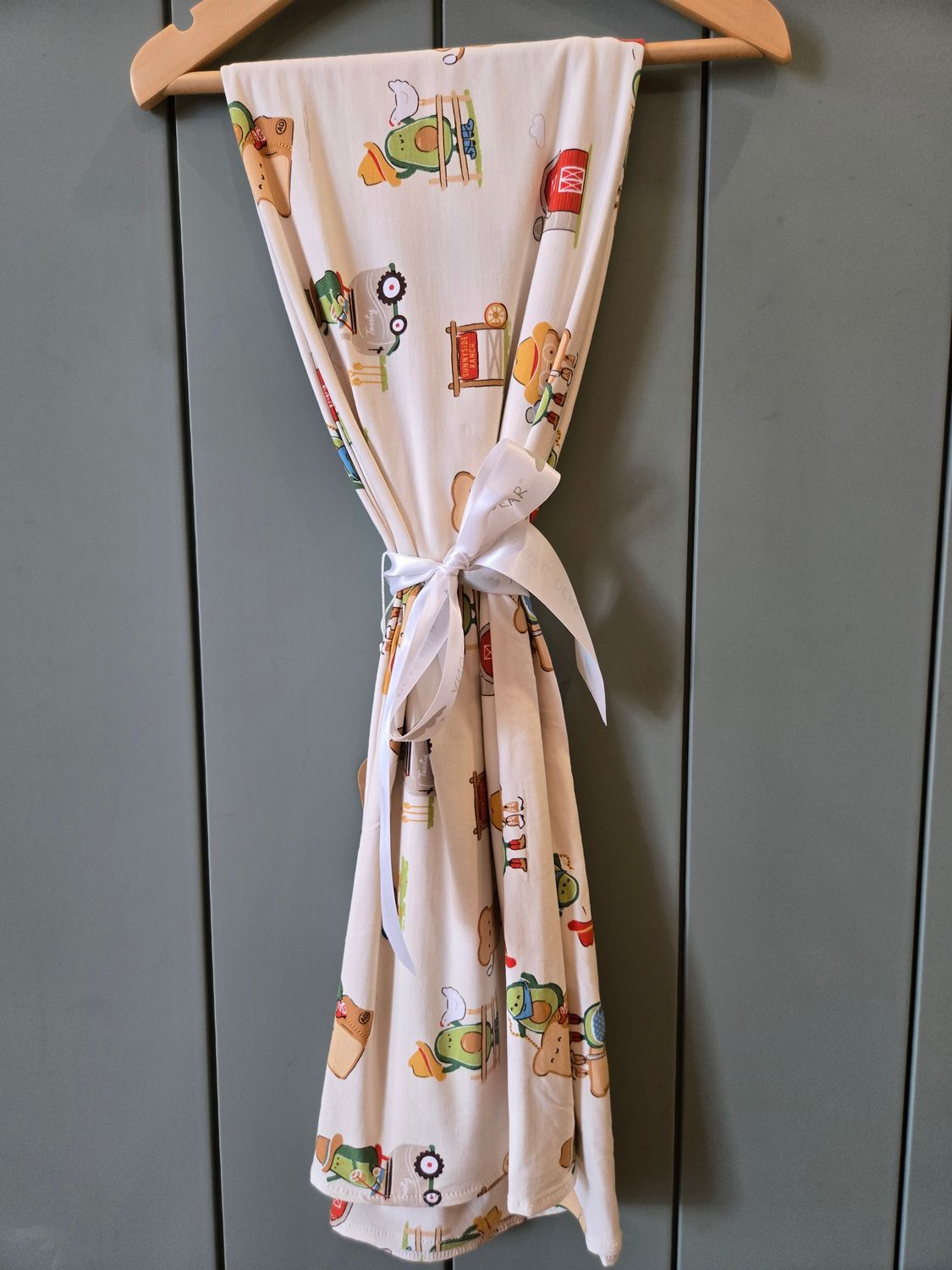 Farm Avocado Toast Swaddle Blanket