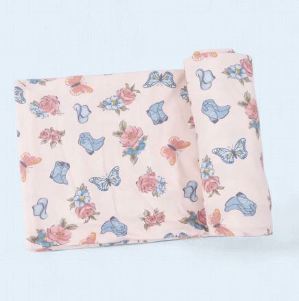 Country Girl Boots Swaddle Blanket