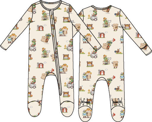 Avocado Toast Footie, Size: NB