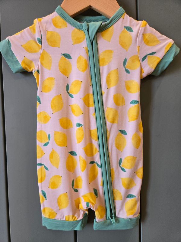 Sunny Lemons Shortie Romper