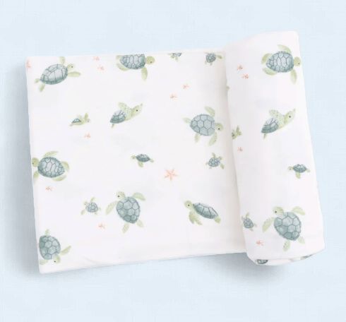 Sea Turtles Swaddle Blanket