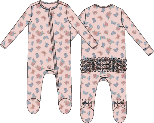 Country Girl Boots Footie, Size: NB