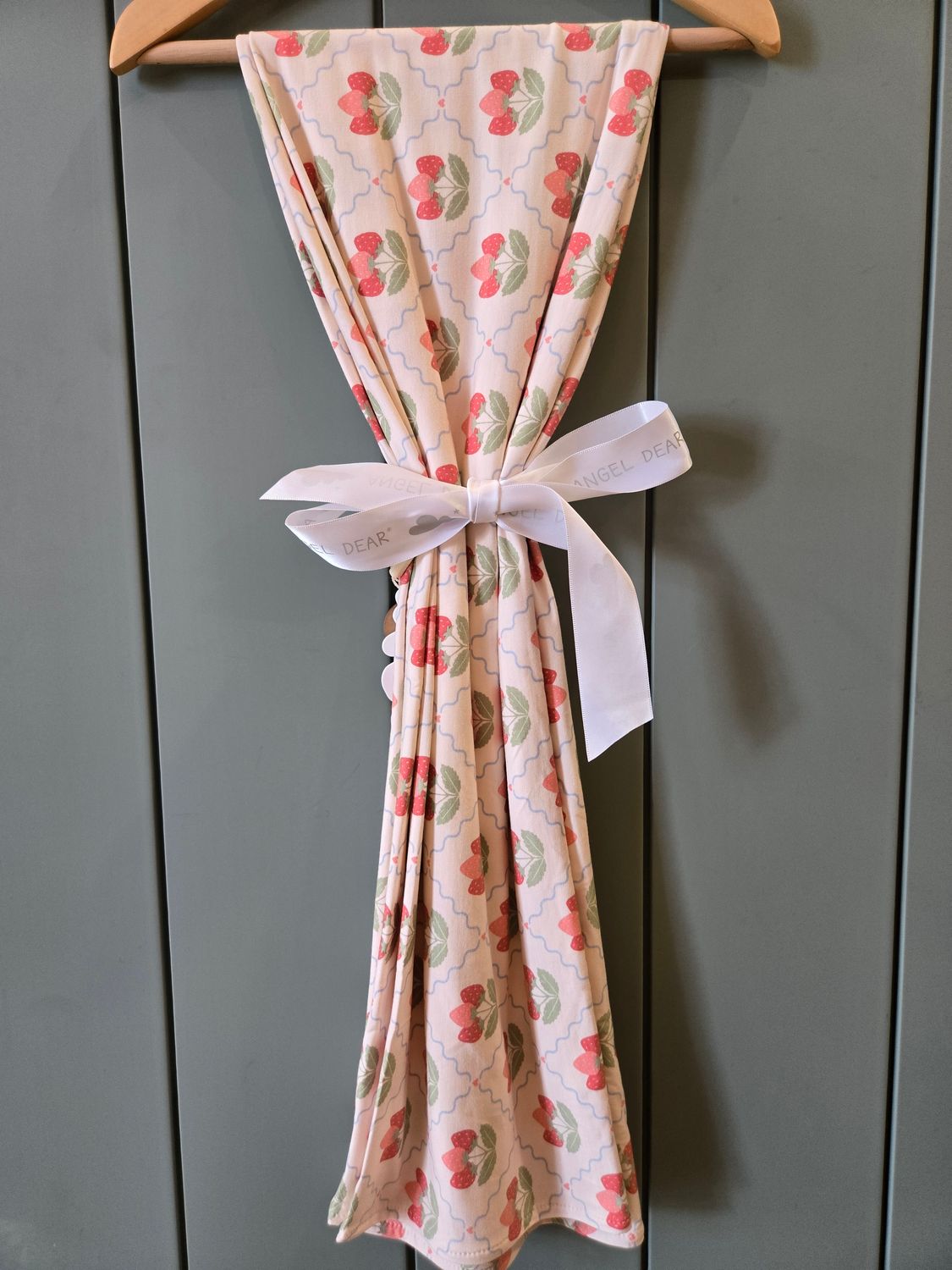 Sweet Strawberries Swaddle Blanket