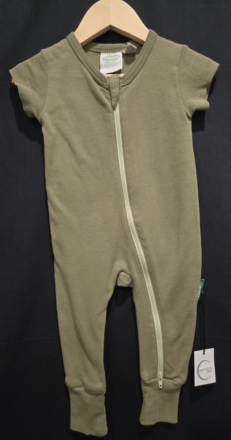 3-6m Parade Olive SS Sleeper