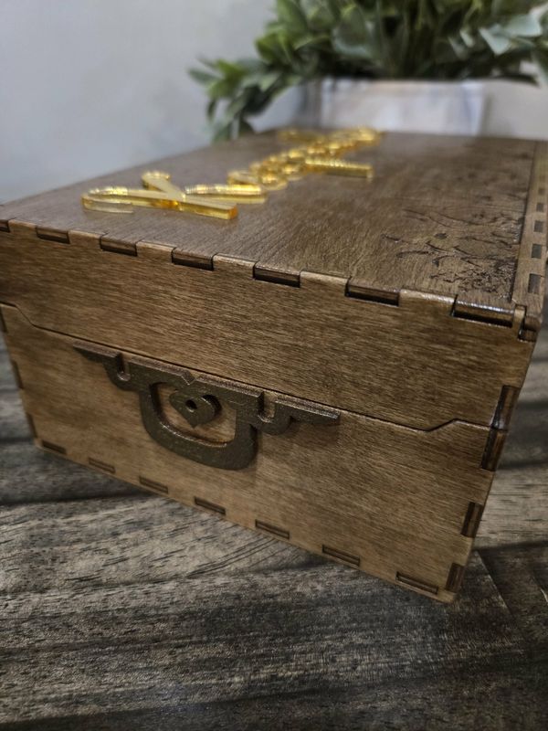 Wood Keepsake Box Wildflowers