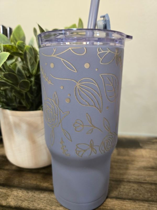 Mama Tumbler 24oz Grey