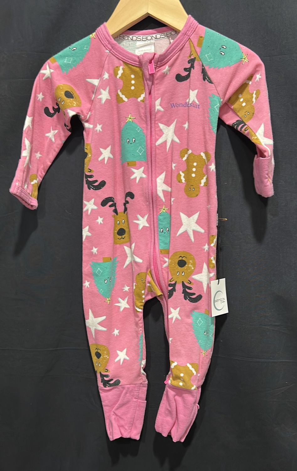Used 3-6m Bonds Christmas Sleeper