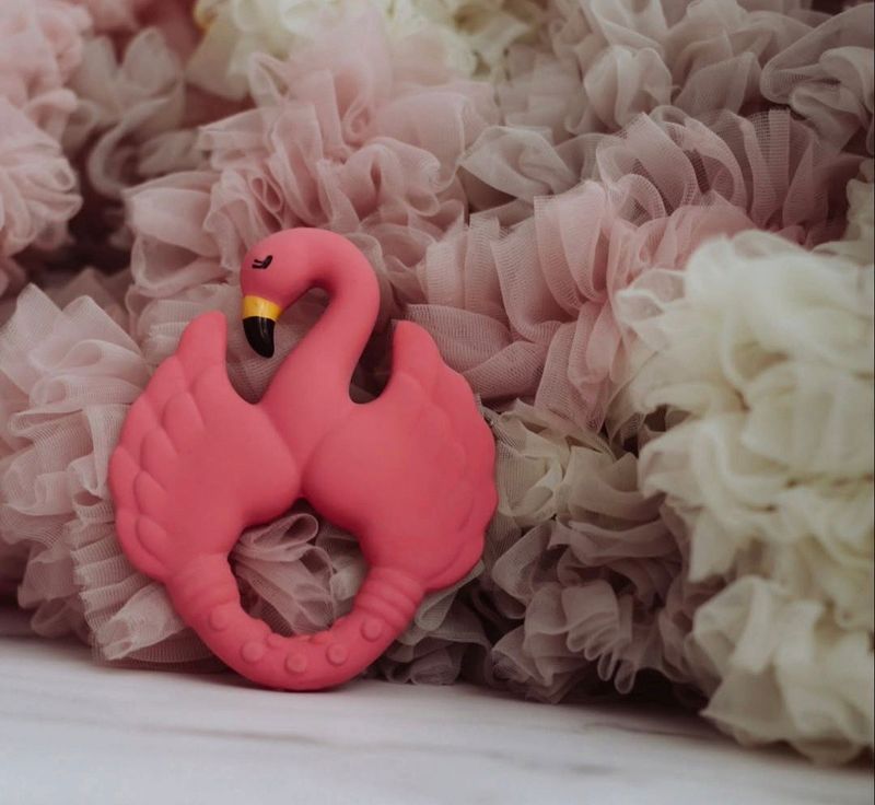 Flamingo Teether- Pink