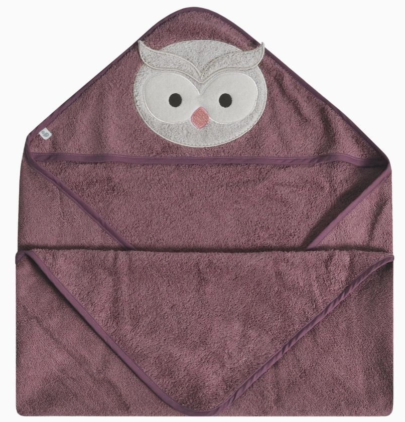 Baby Hooded Towel, Animal: Owl