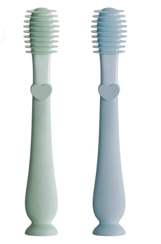 360º Training Toothbrush, Colour: Sage &amp; Dusty Teal
