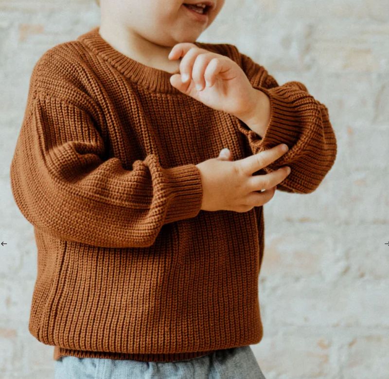 Coffee Knit Sweater