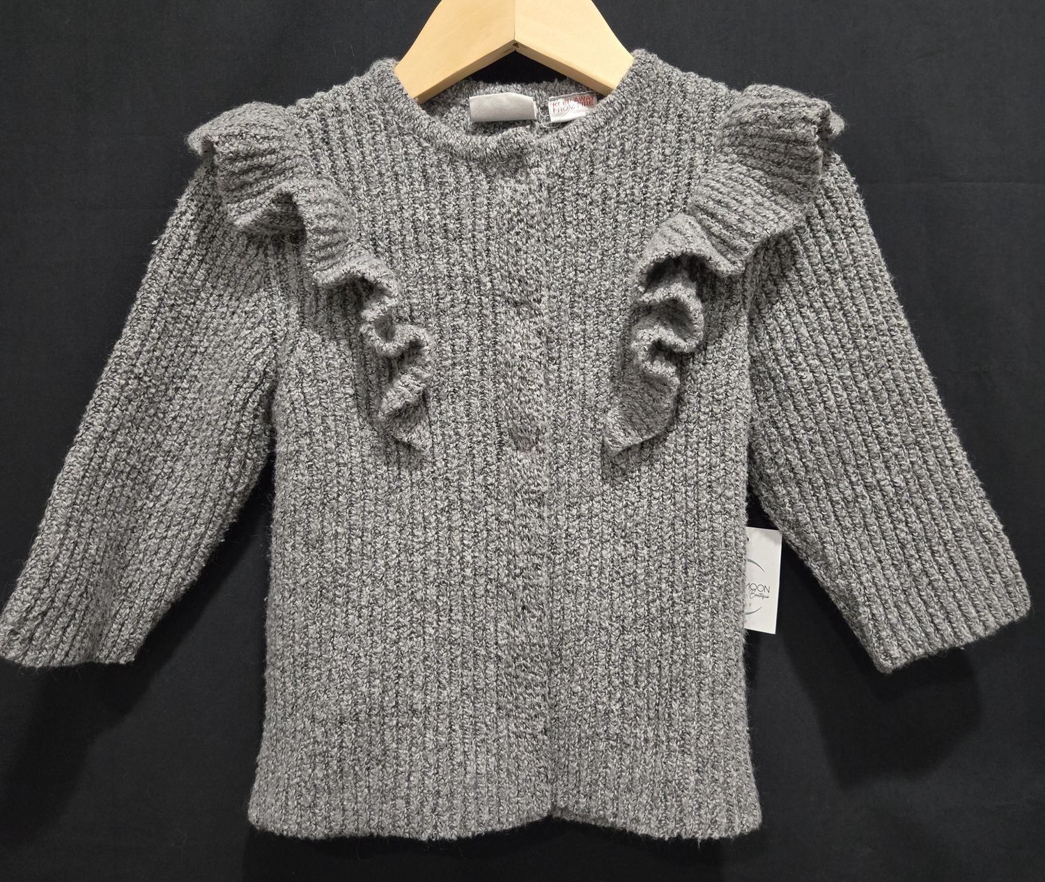 Used 6-9m Zara Ruffle Long Sleeve