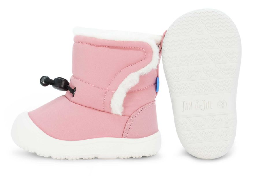 Baby Winter Boots, Colour: Dusty Pink, Size: 4
