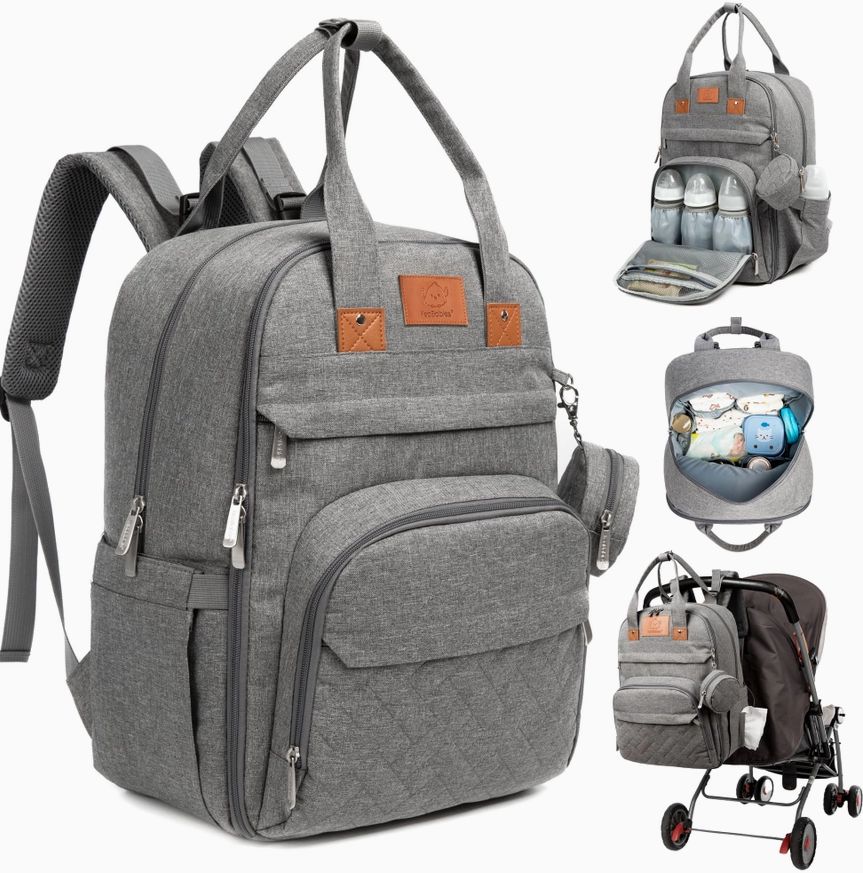 Rove Diaper Backpack Classic Gray